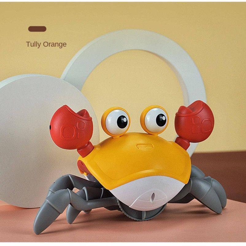 Muñeco Juguete Cangrejo Luces Led Musical Niños Lau-9