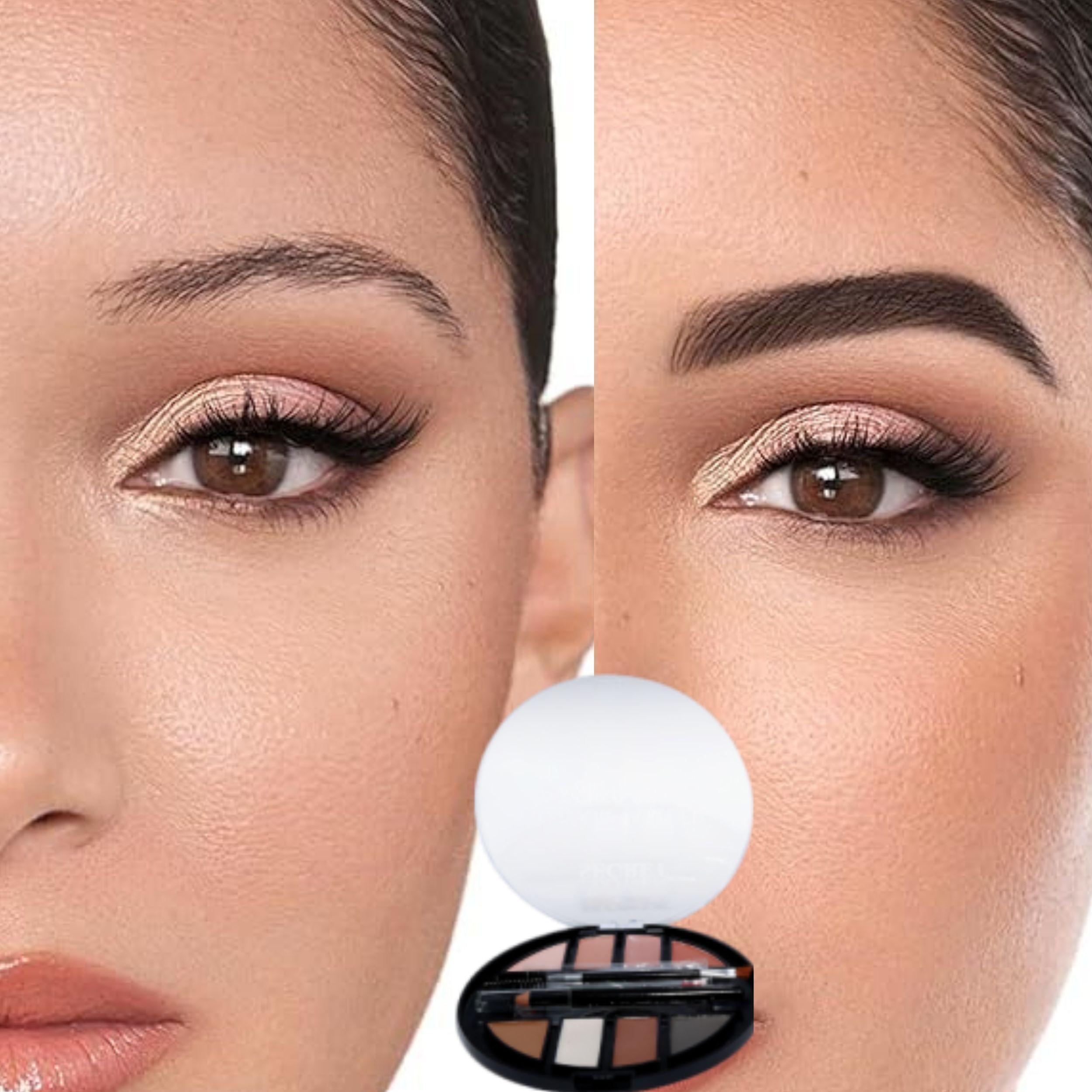 Set 2 Delineadores Profesionales Cejas Sombras Brocha ALJ-2