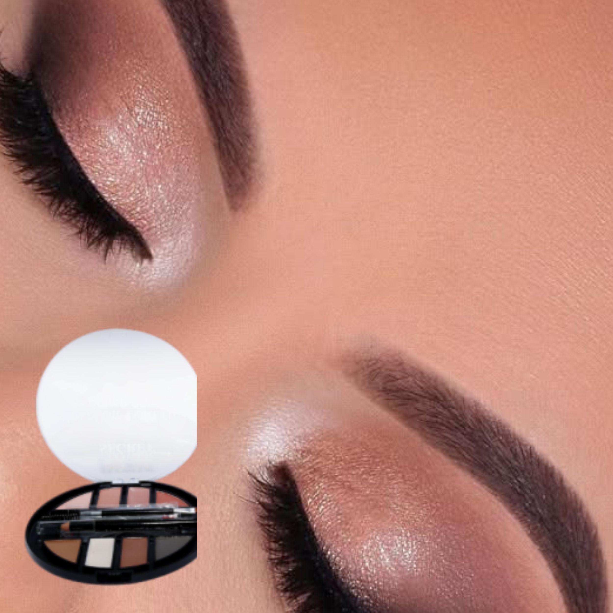 Set 2 Delineadores Profesionales Cejas Sombras Brocha ALJ-4