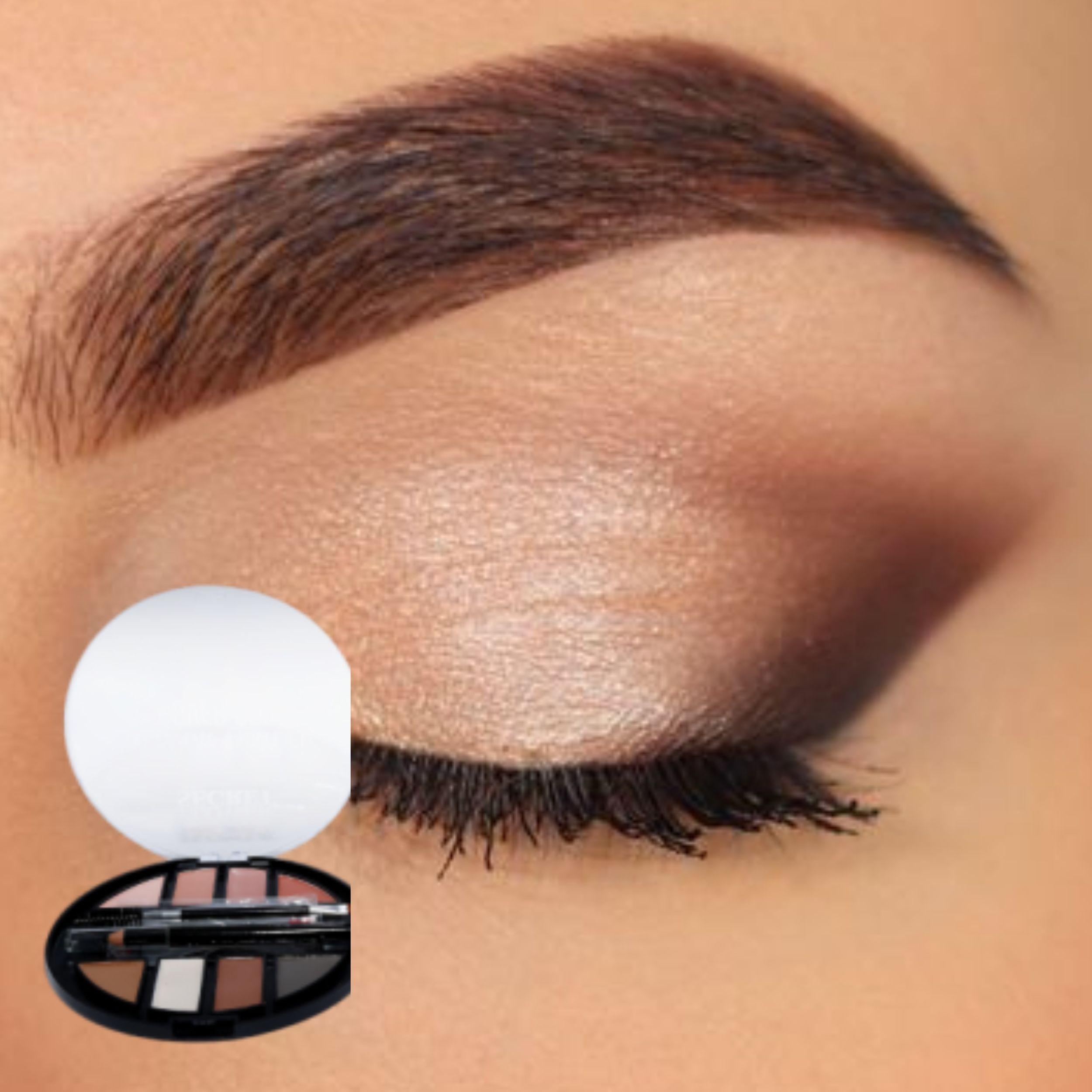 Set 2 Delineadores Profesionales Cejas Sombras Brocha ALJ-5