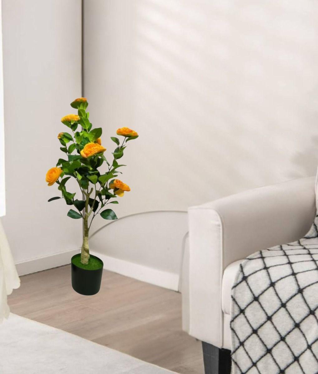 Planta Artificial Decorativa Diseño Floral Ramificado Jhn-5