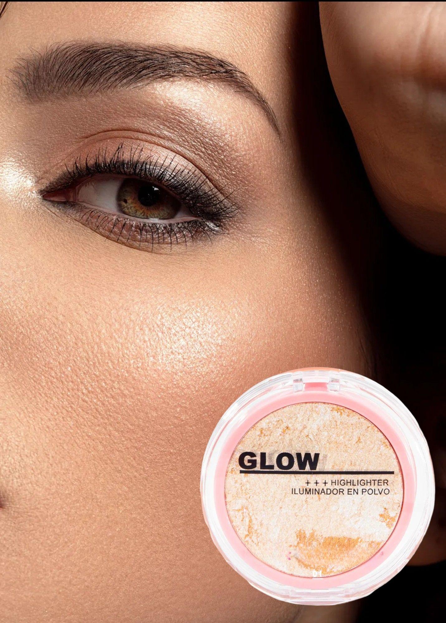 Set 2 Iluminador Polvo Rostro Brillo Sutil Luminosidad Jhn-2