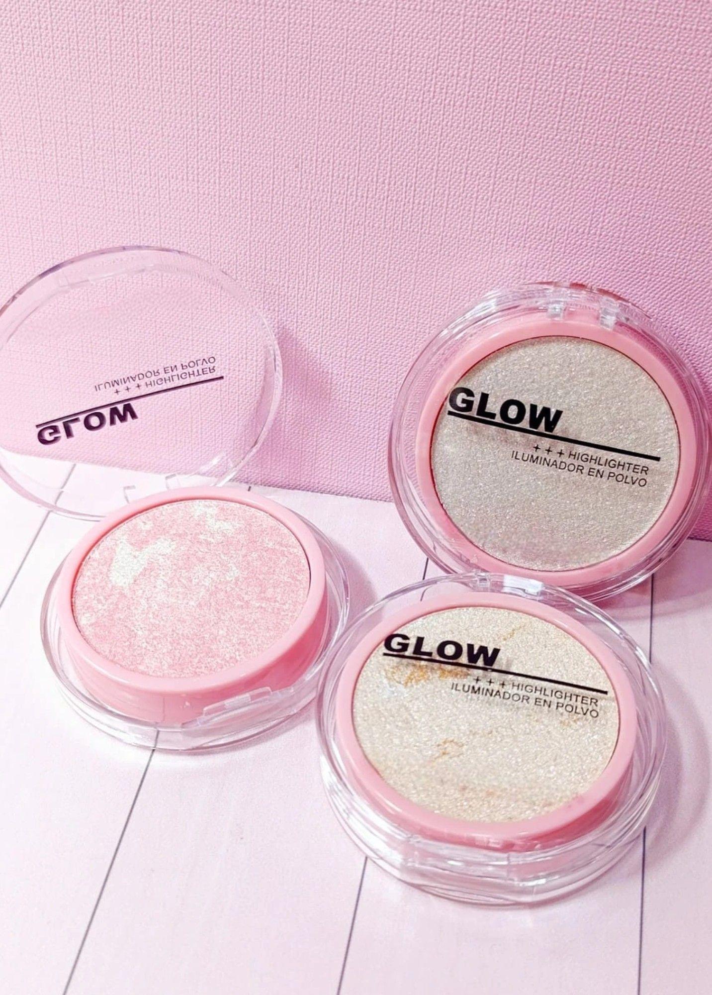 Set 2 Iluminador Polvo Rostro Brillo Sutil Luminosidad Jhn-6