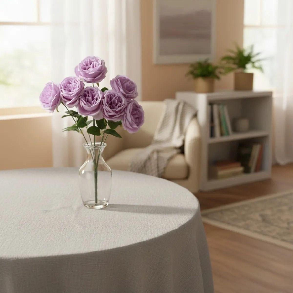 Set 2 Ramo Artificial Rosas Diseño Estilo Americano Jhn-7