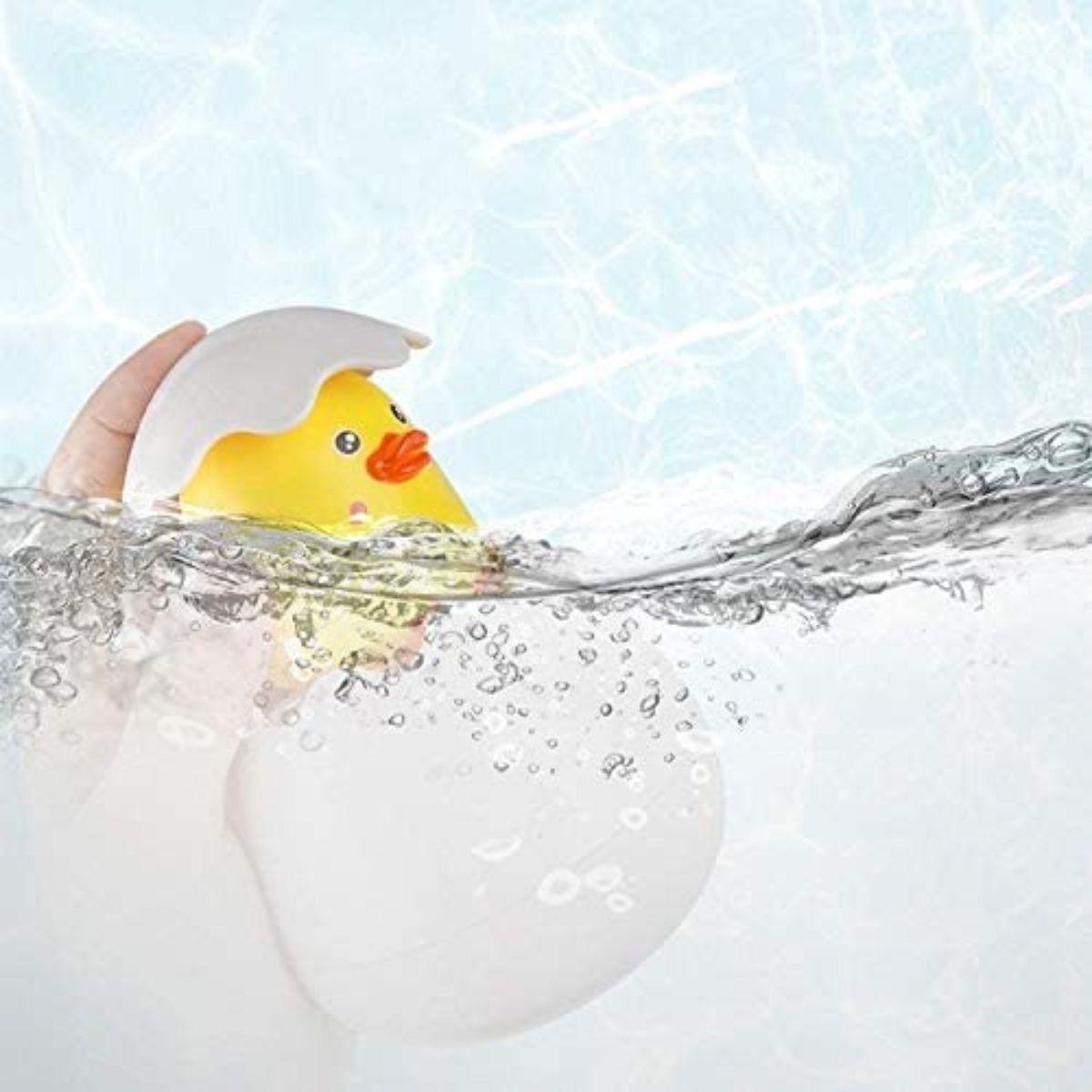 SET 3 JUGUETES DE BAÑO PATITOS ROCEADOR AGUA 2 EN 1 LAU-1