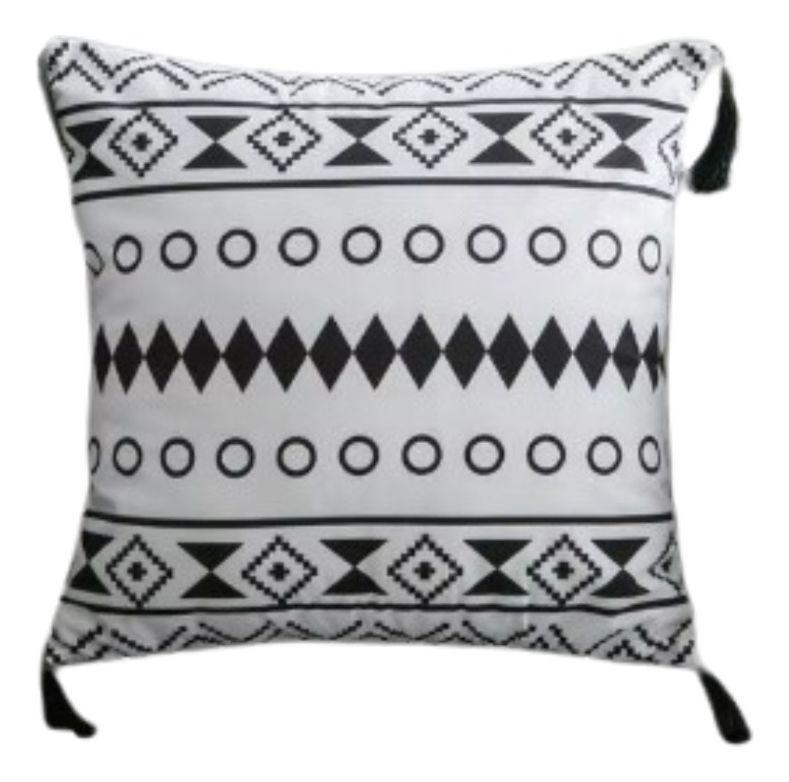 Set de 2 Funda Decorativa Cojín Nórdico Geométrico Retro Jhn-0
