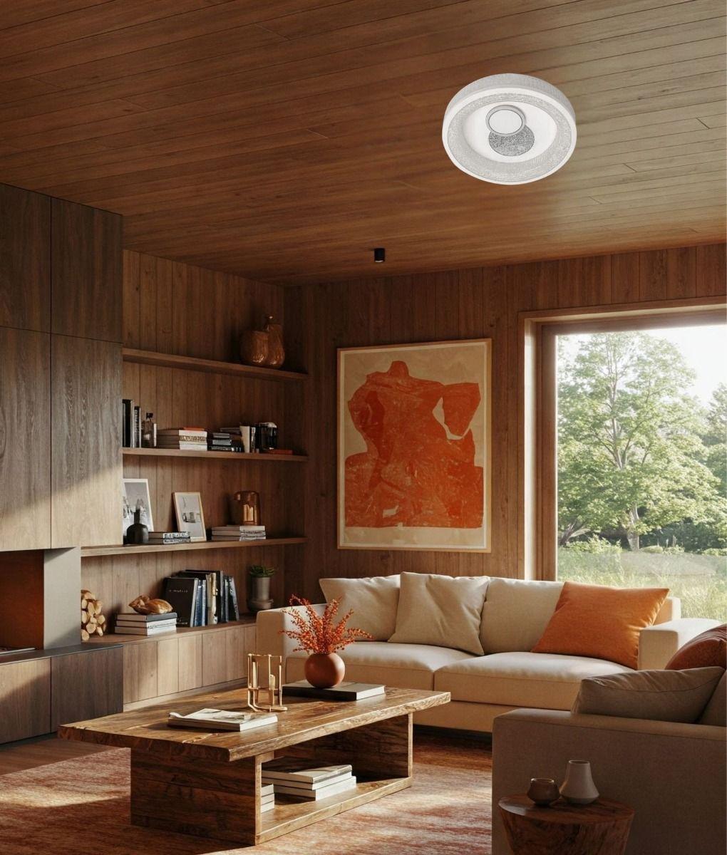 Lámpara Techo LED Abstracción Moderna Contraste Luminoso Jhn-6