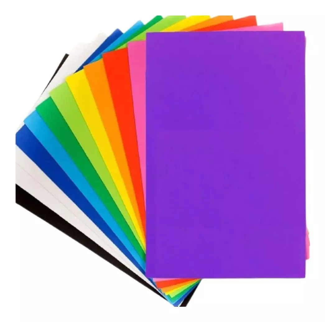 Goma Eva Lisa Colores Surtidos Manualidades Foamy Jhn-0