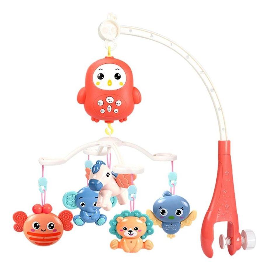 MOVIL MUSICAL PARA CUNA BEBE ESTIMULACION VISUAL LAU-0