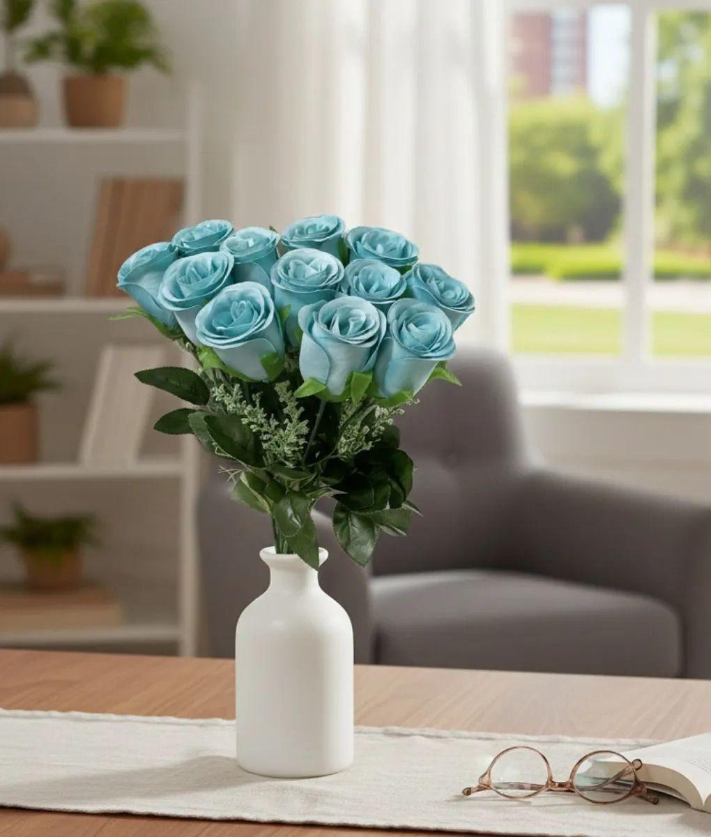 Ramo Floral Artificial Rosas Decorativas Adorno Hogar Jhn-4