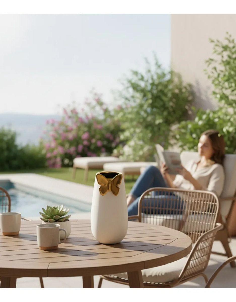 Florero Decorativo Minimalista Moderno Jarrón Mariposa Jhn-3