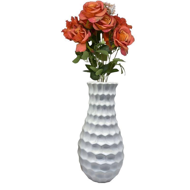 Florero Jarron Resina Adorno Decorativa Hogar Sala Lau-2
