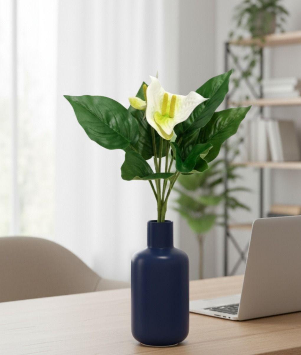 Set 3 Flores Artificiales Ramo Exótico Calas Anturios Jhn-5