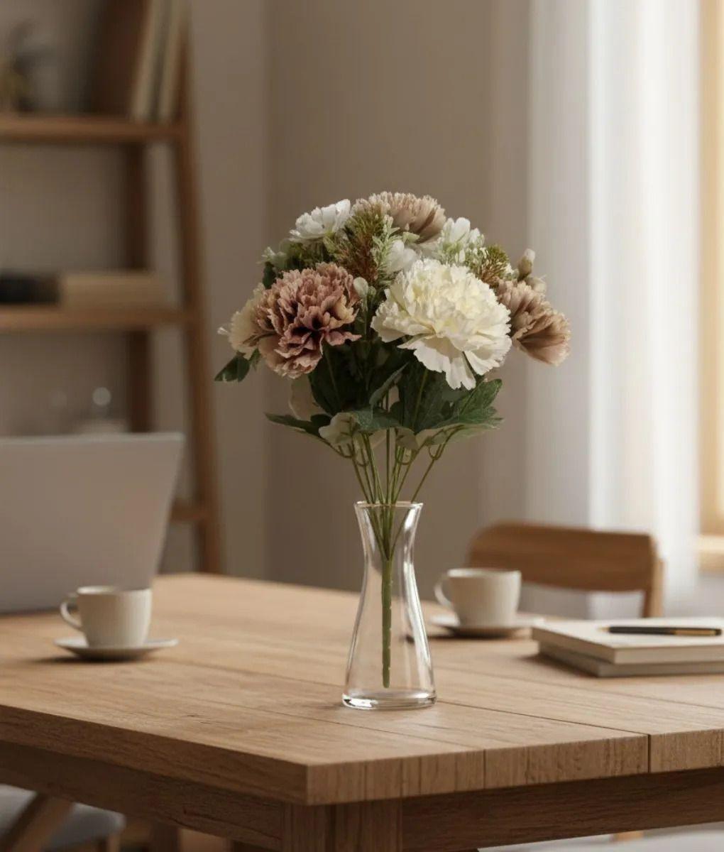 Ramo Floral Decorativo Arreglo Artificial Silvestre Jhn-7