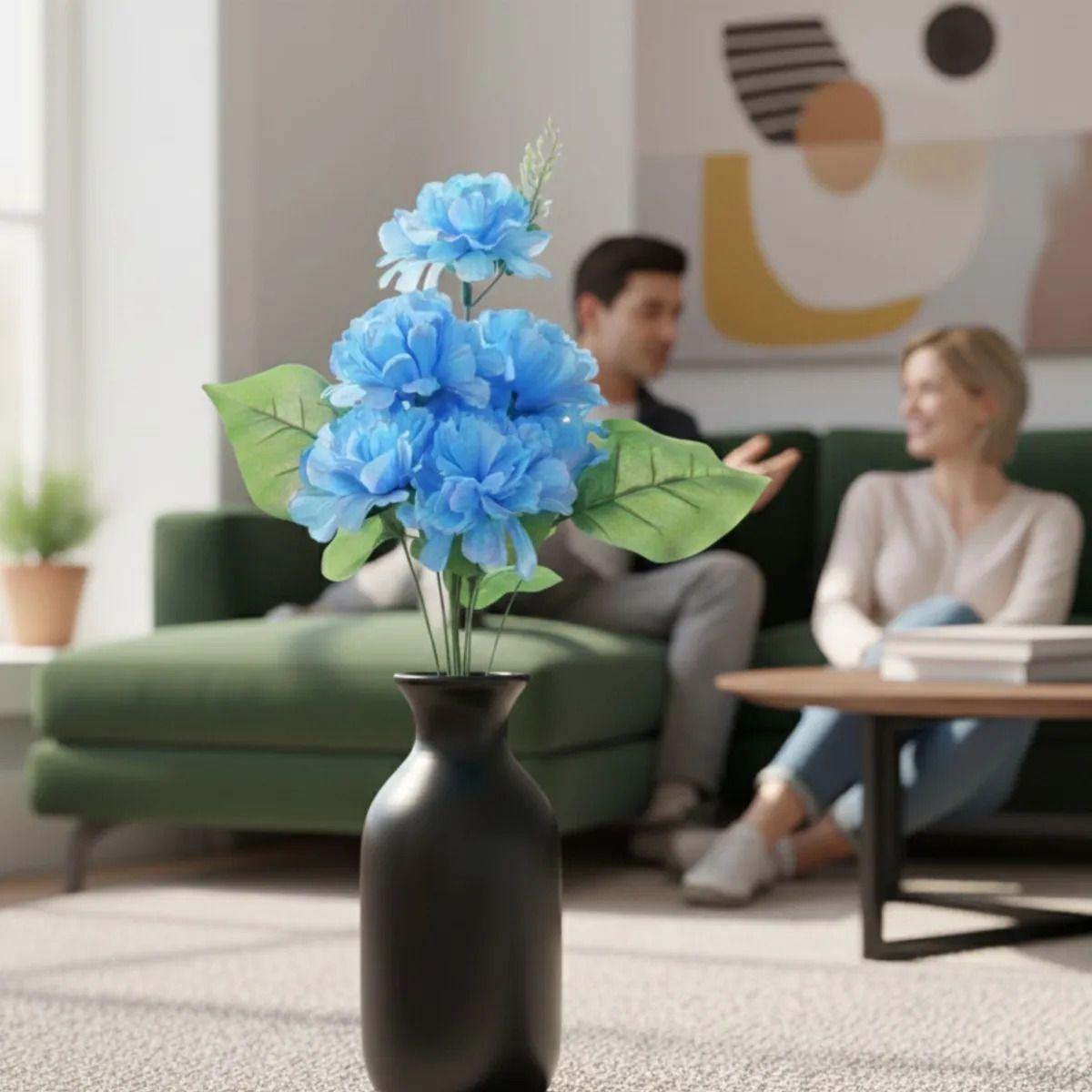 Set 4 Ramo Flores Artificiales Diseño Realista Adorno Jhn-4