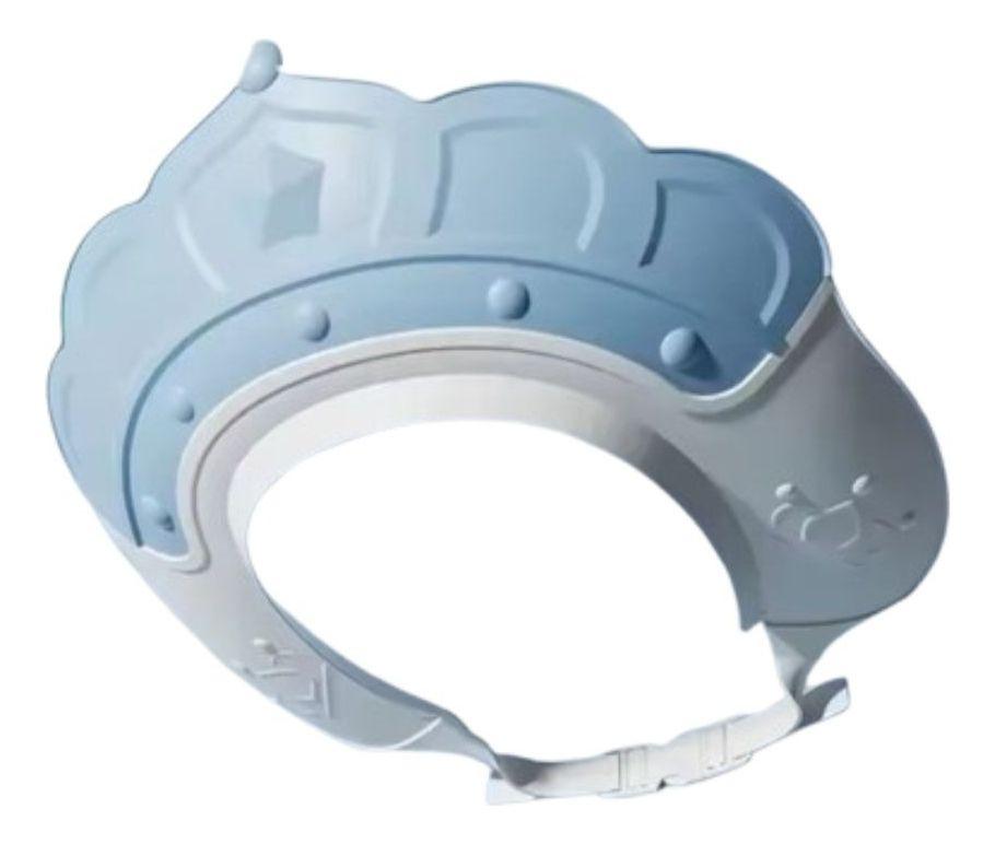 SET 3 VISERA GORRO DUCHA AJUSTABLE SUAVE BEBE LAU-0