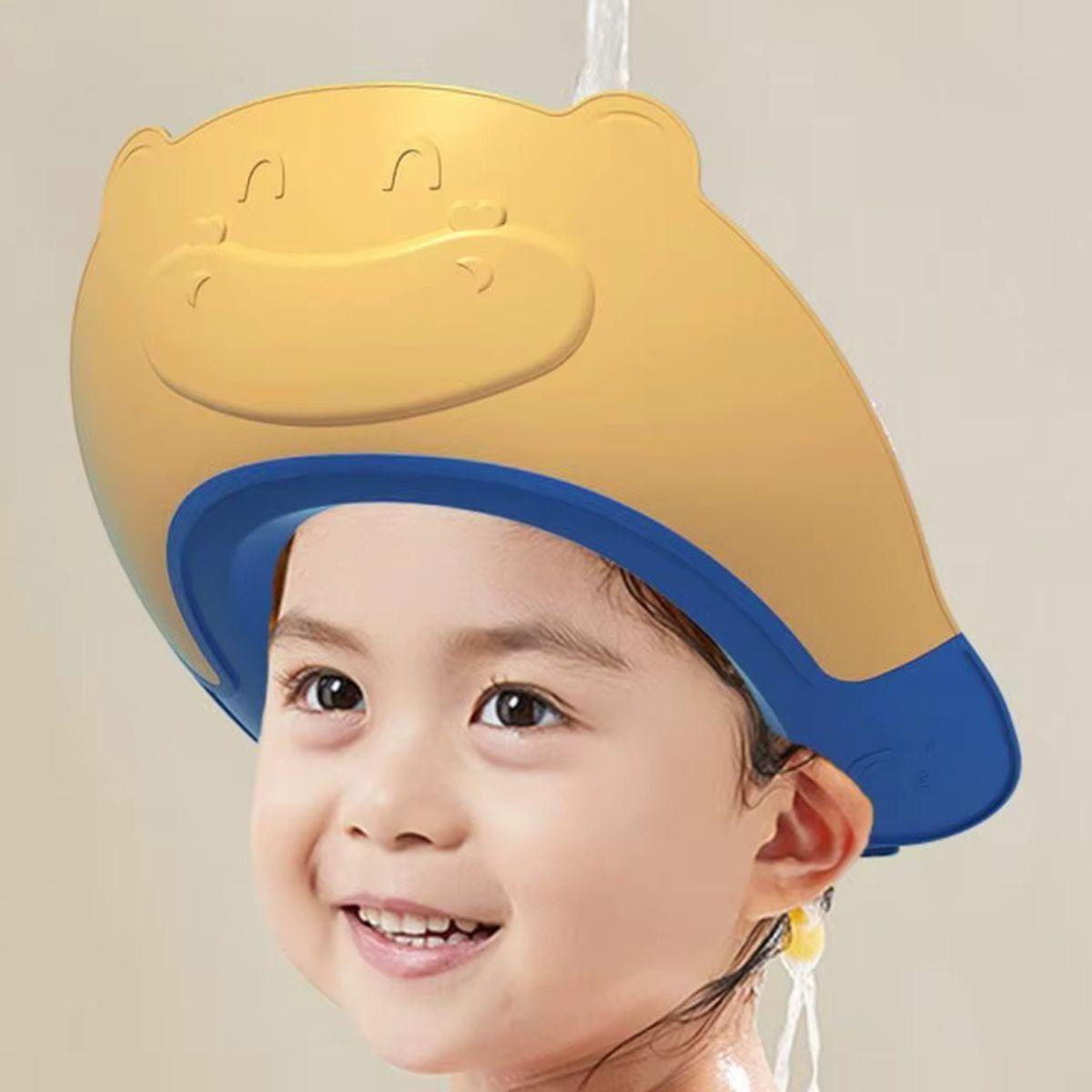 SET 3 VISERA GORRO DUCHA AJUSTABLE SUAVE BEBE LAU-8