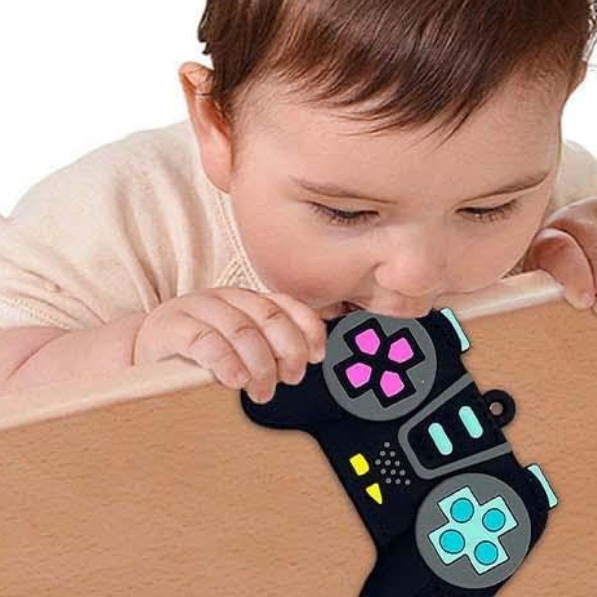 SET 3 MORDEDORES FORMA DE CONTRO SUAVE RASCA ENCIA BEBE LAU-8