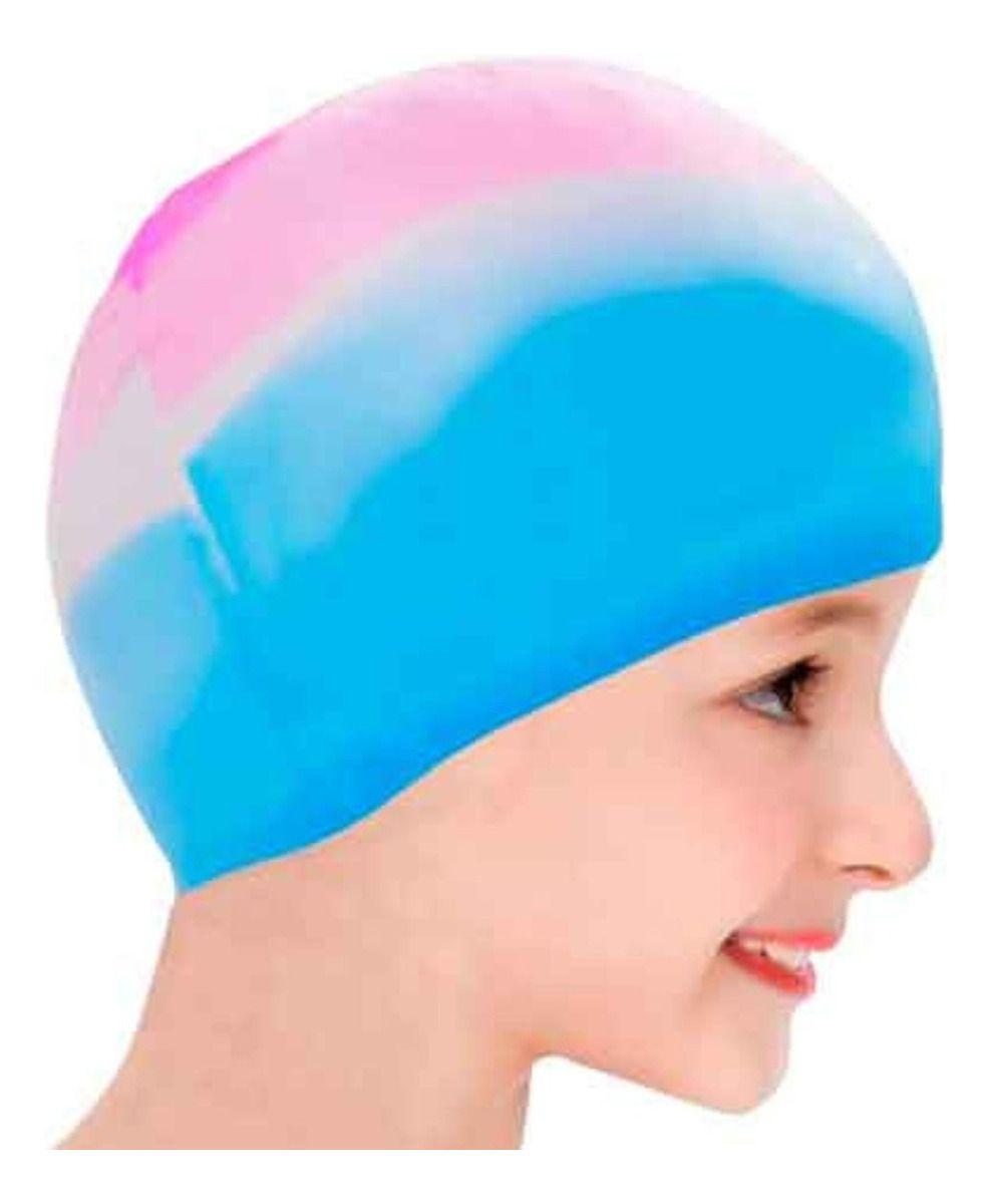 Set 4 Gorro Natación Unisex Impermeable Elástico Jhn-7
