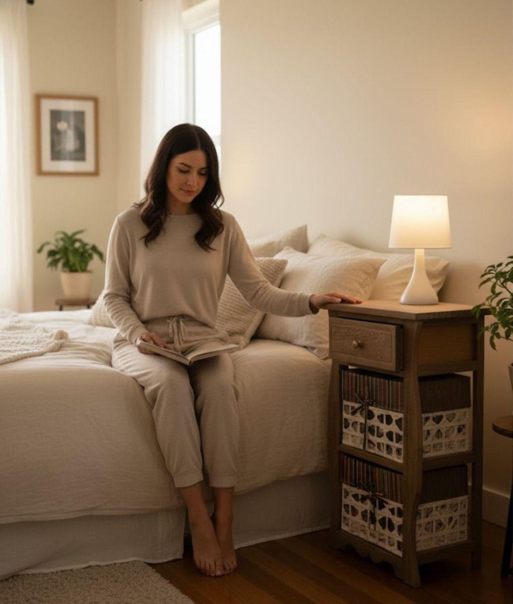 Cómoda Mueble Organizador Estilo Rústico Moderno Jhn-4