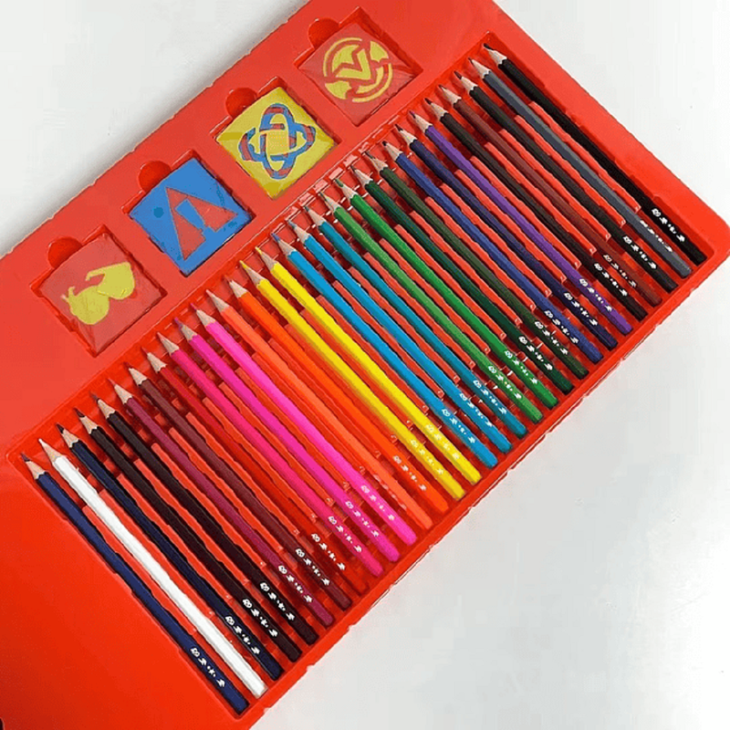 Set Lapices 100 Piezas Colorear Dibujar Pintar Niños Lau-4