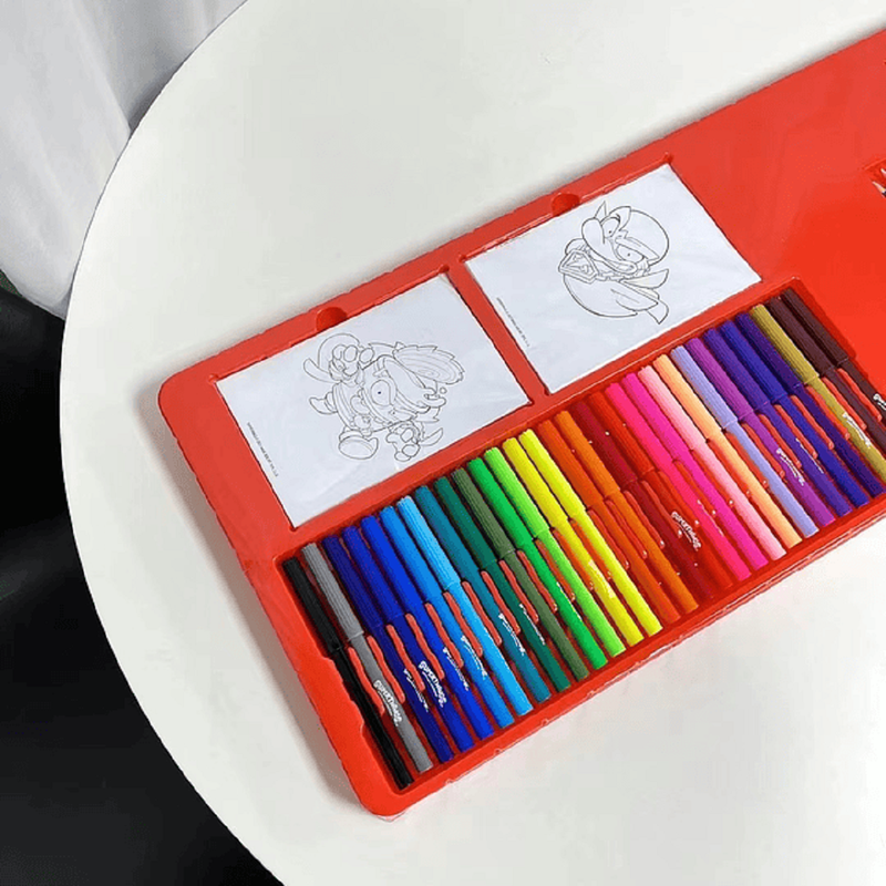 Set Lapices 100 Piezas Colorear Dibujar Pintar Niños Lau-5
