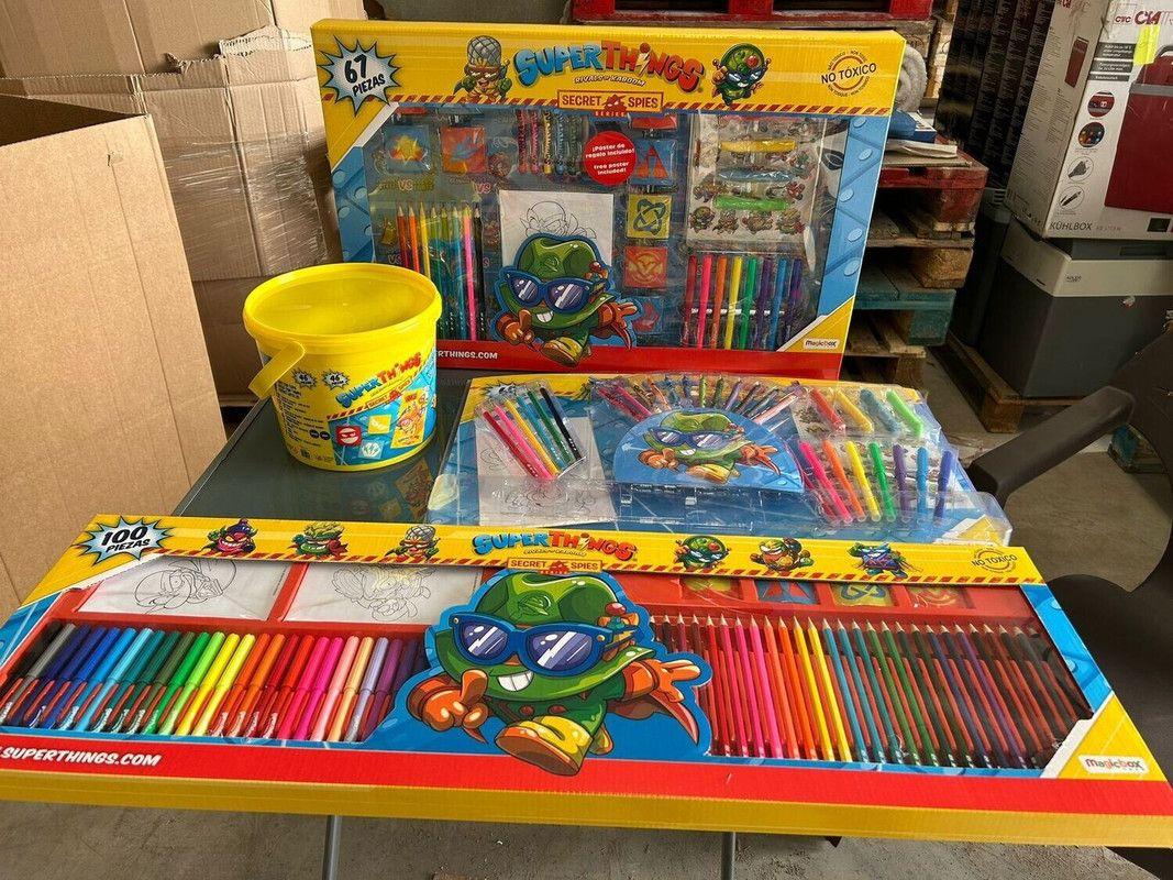 Set Lapices 100 Piezas Colorear Dibujar Pintar Niños Lau-8
