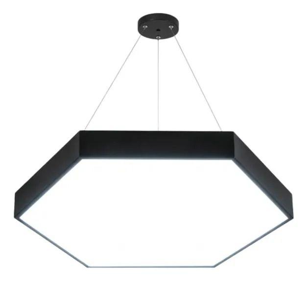 Lámpara Colgante Hexagonal Led Moderna Techo Lujo ALJ-0