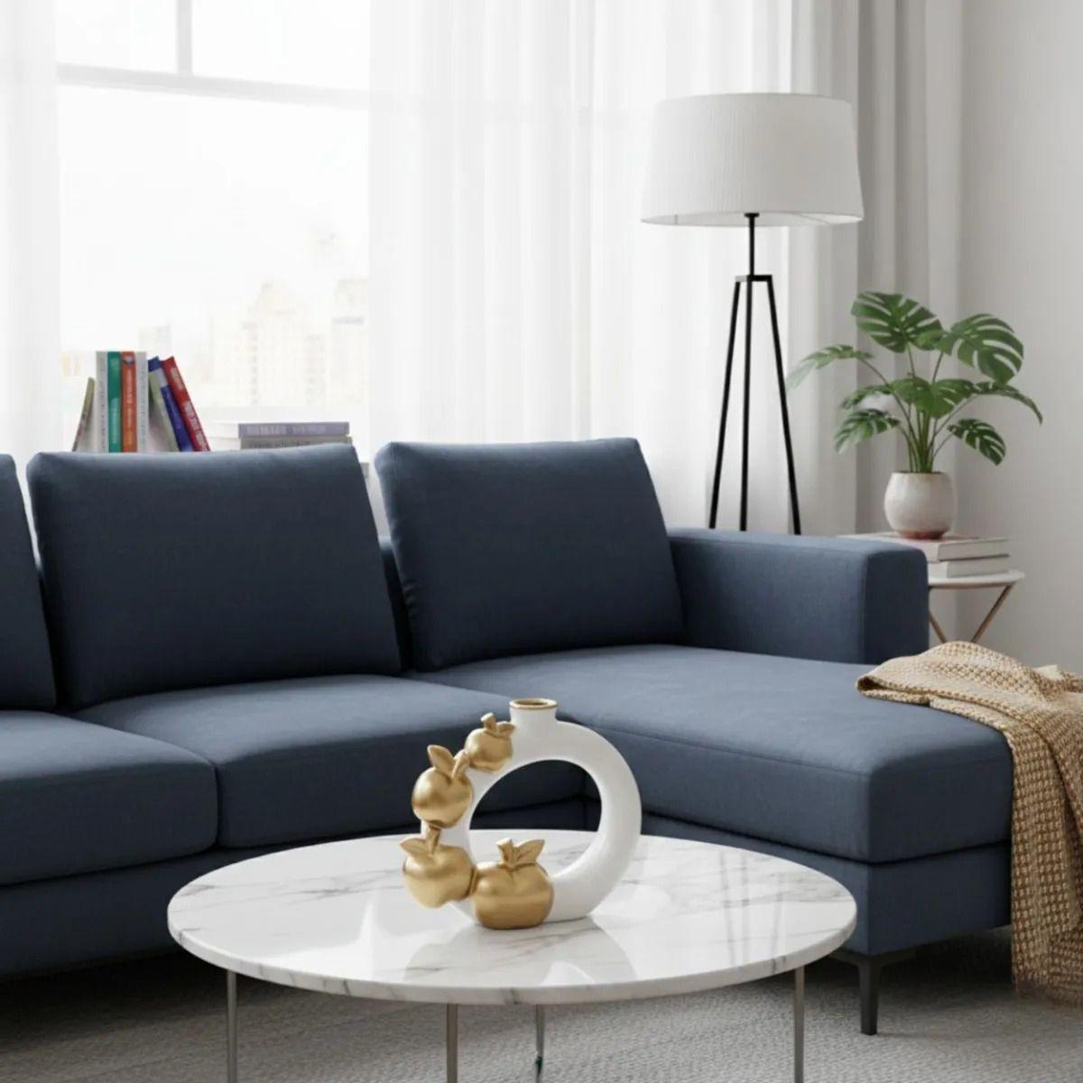 Florero Decorativo Jarrón Diseño Circular Adorno Estilo Jhn-6