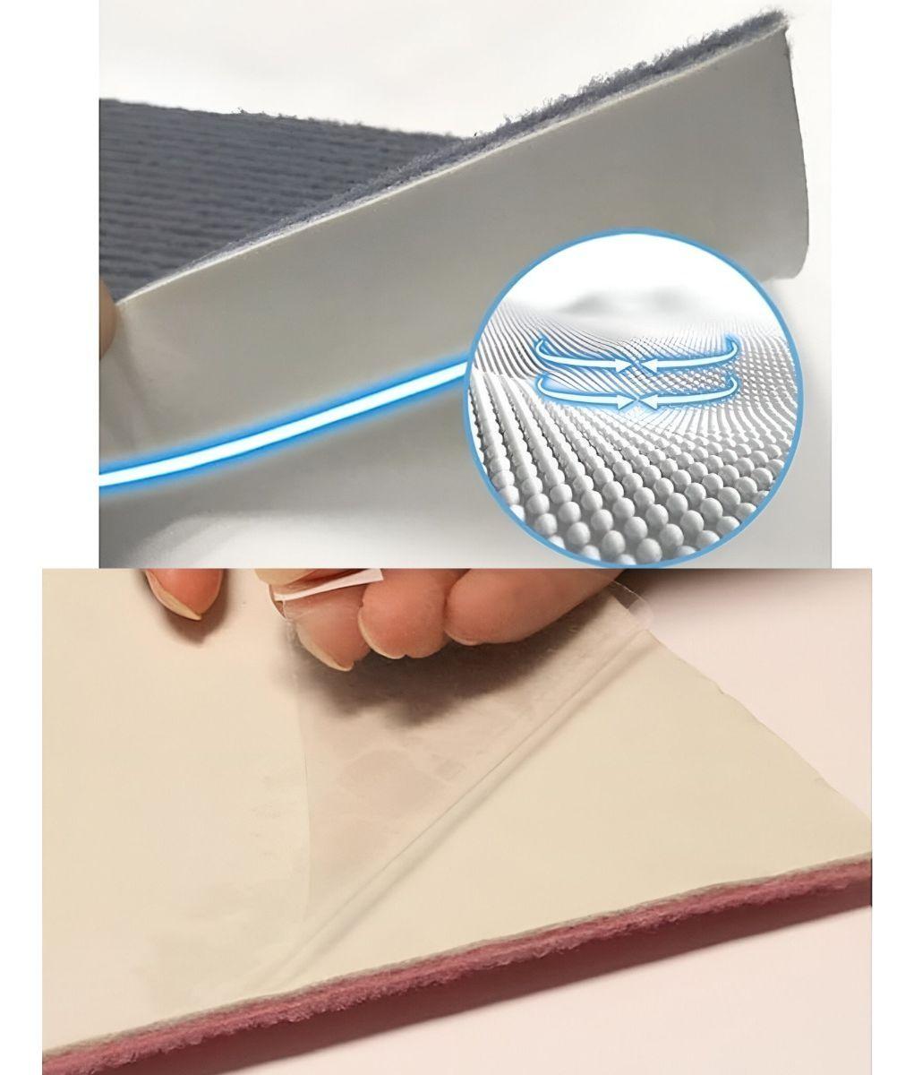 Set De 10 Baldosas Alfombra Autoadhesivas Antideslizante Jhn-8