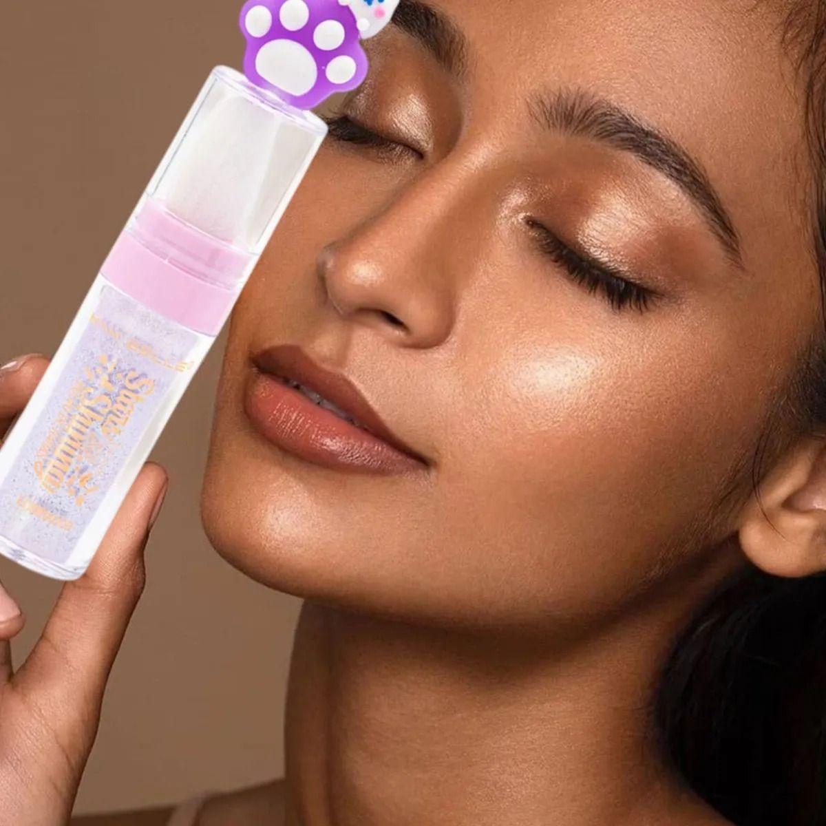 Iluminador Polvo Hadas Rostro Cuerpo Brillo Natural ALJ-3