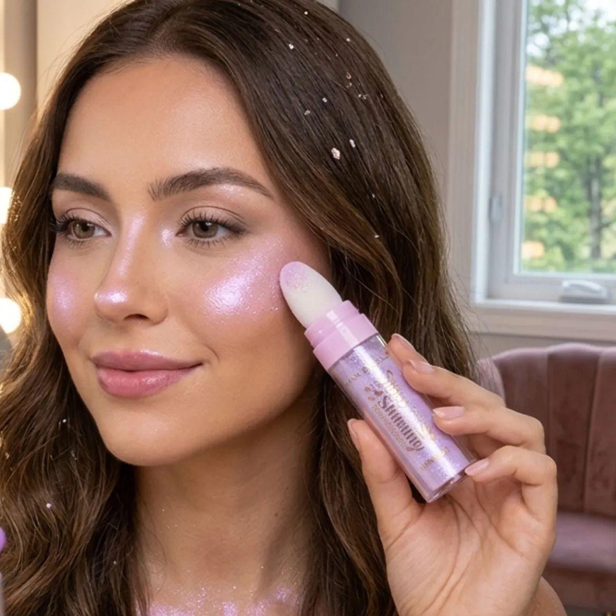 Iluminador Polvo Hadas Rostro Cuerpo Brillo Natural ALJ-6