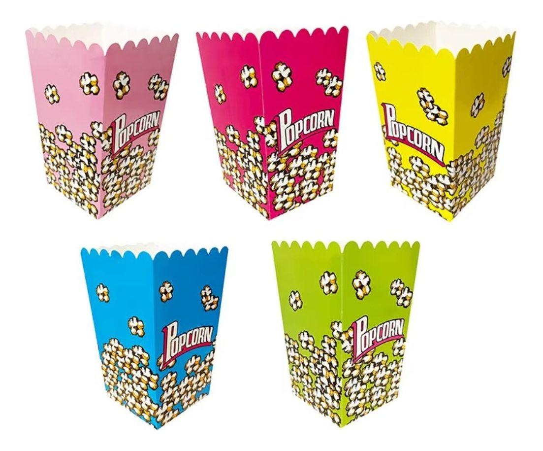 Set 6 Caja Cabritas Palomitas Maíz Colores Variados Jhn-1
