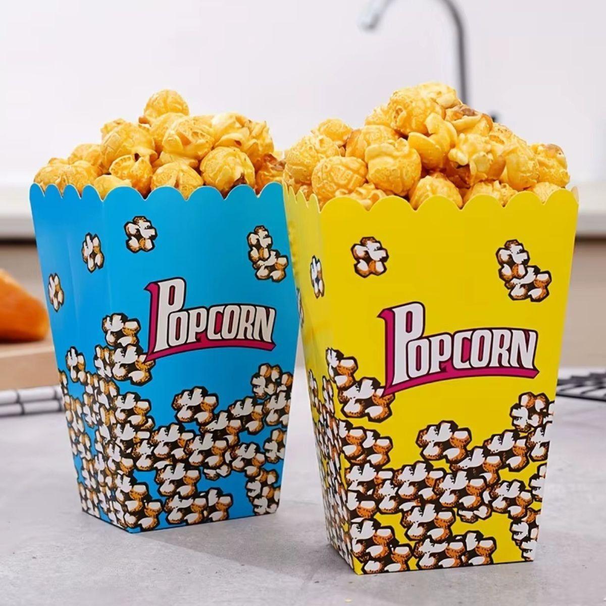 Set 6 Caja Cabritas Palomitas Maíz Colores Variados Jhn-3