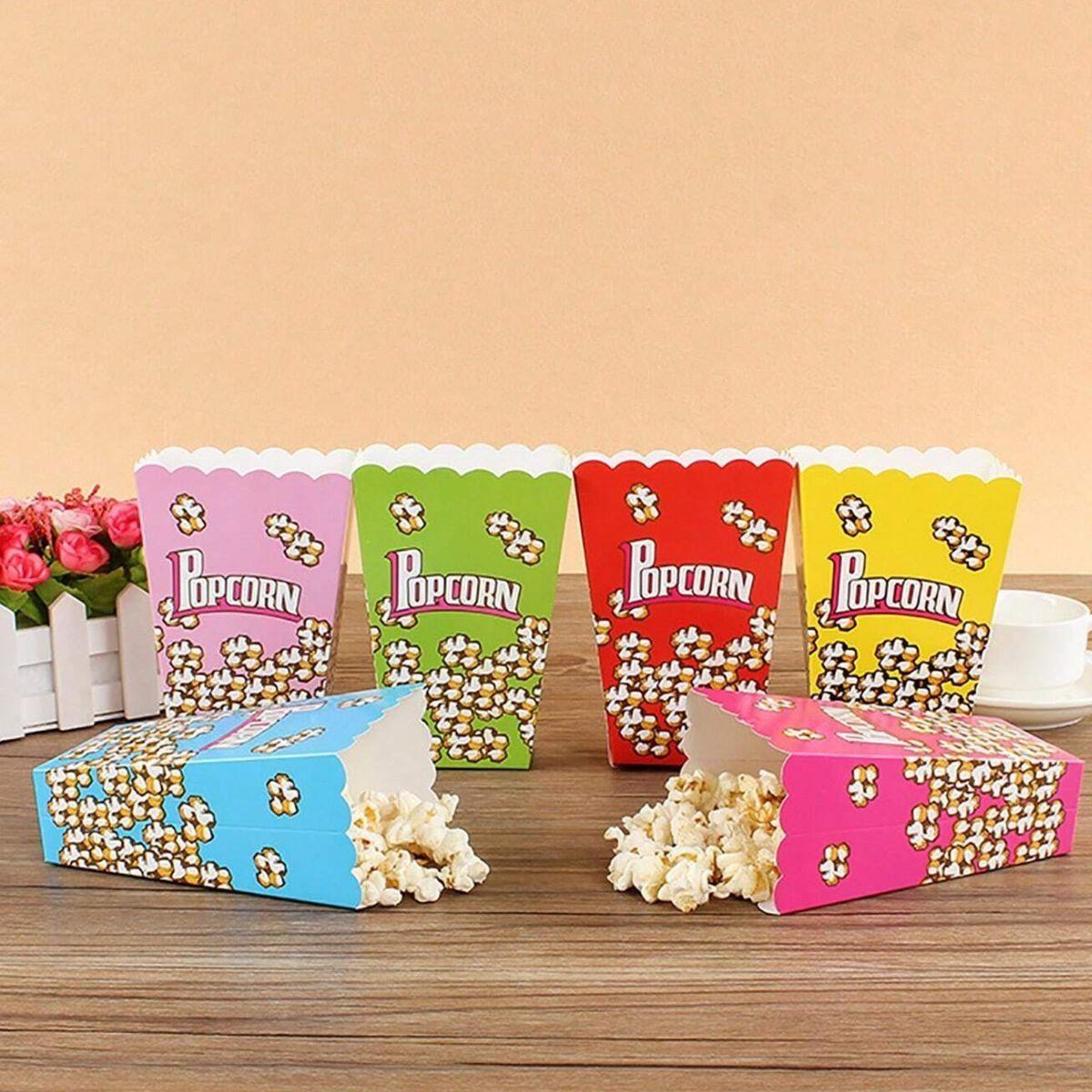 Set 6 Caja Cabritas Palomitas Maíz Colores Variados Jhn-6