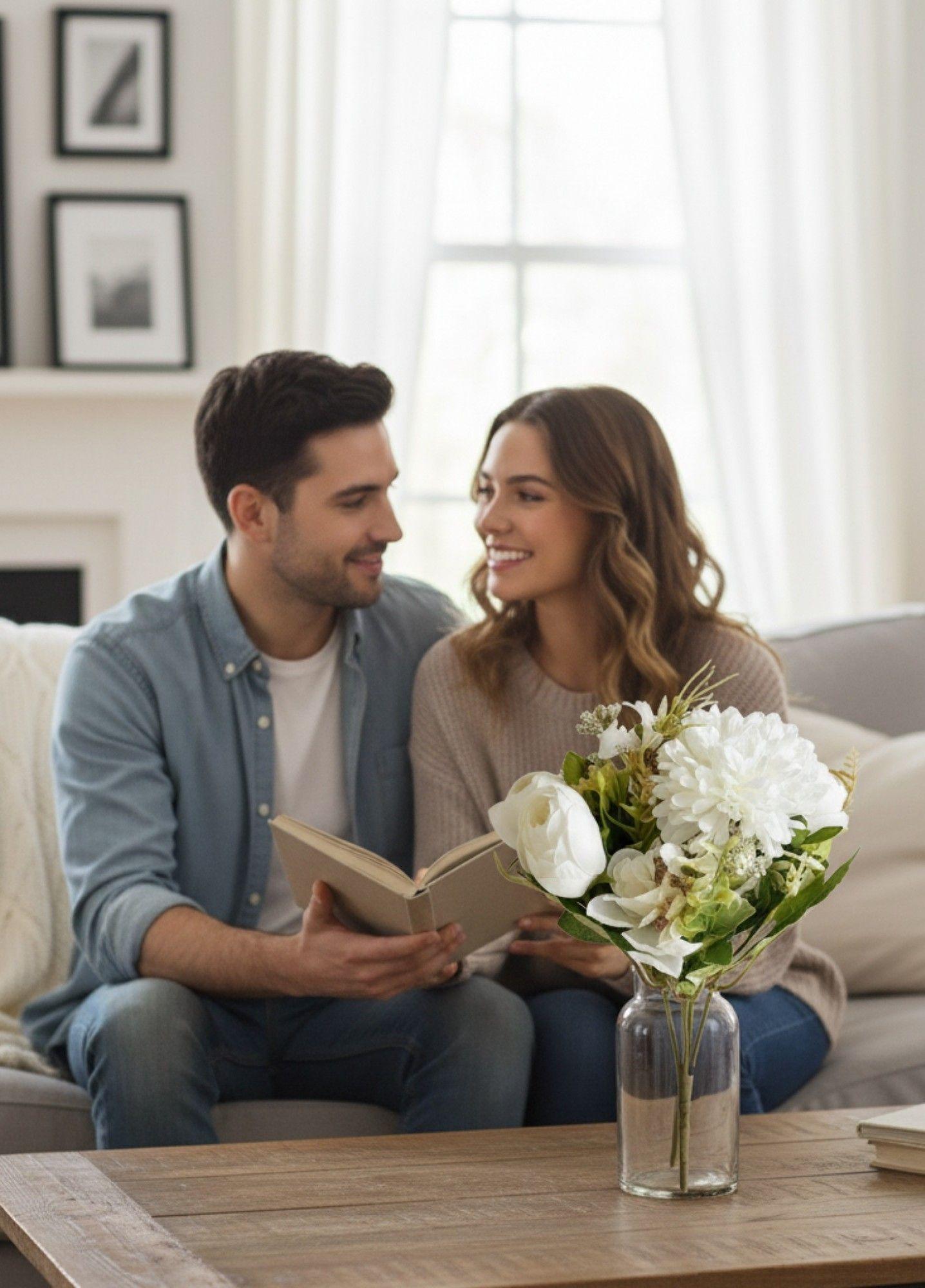 Set 3 Ramo Flores Artificiales Belleza Adorno Frescura Jhn-3