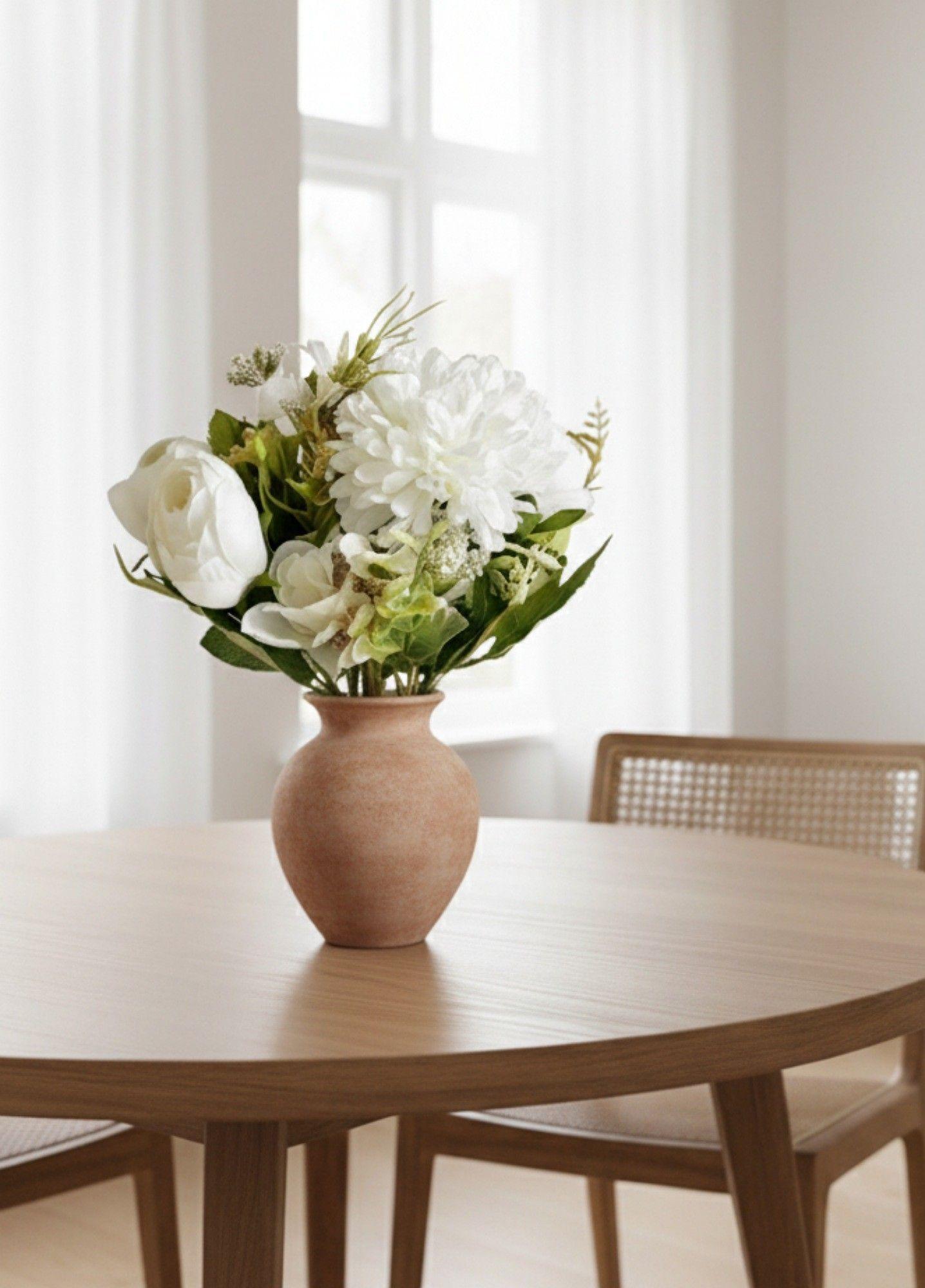 Set 3 Ramo Flores Artificiales Belleza Adorno Frescura Jhn-7