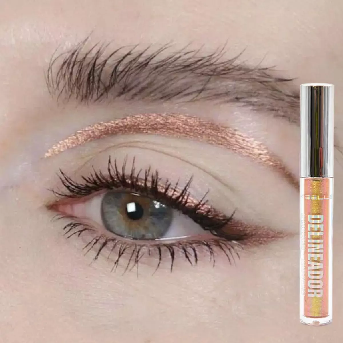 Set 2 Delineadores Líquidos Ojos Glitter Secado Rápido ALJ-8