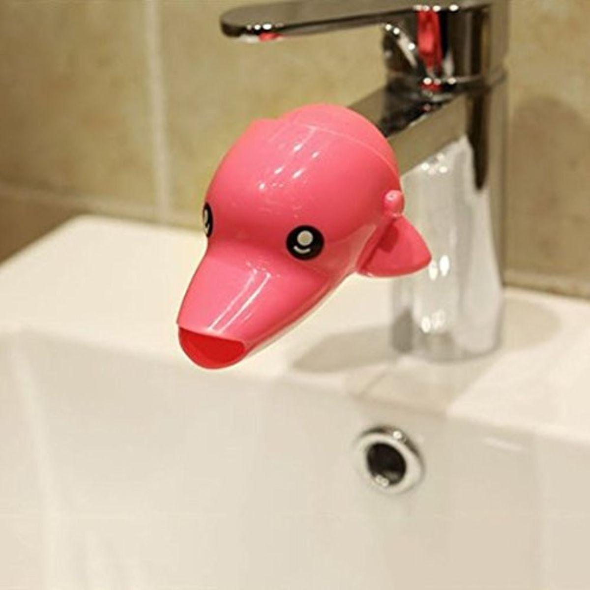 SET 5 EXTENSORES DE GRIFO PLASTICO LAVADO MANOS NIÑOS LAU-3