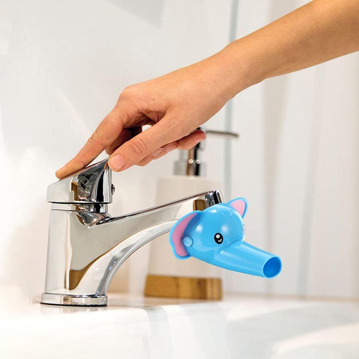 SET 5 EXTENSORES DE GRIFO PLASTICO LAVADO MANOS NIÑOS LAU-4