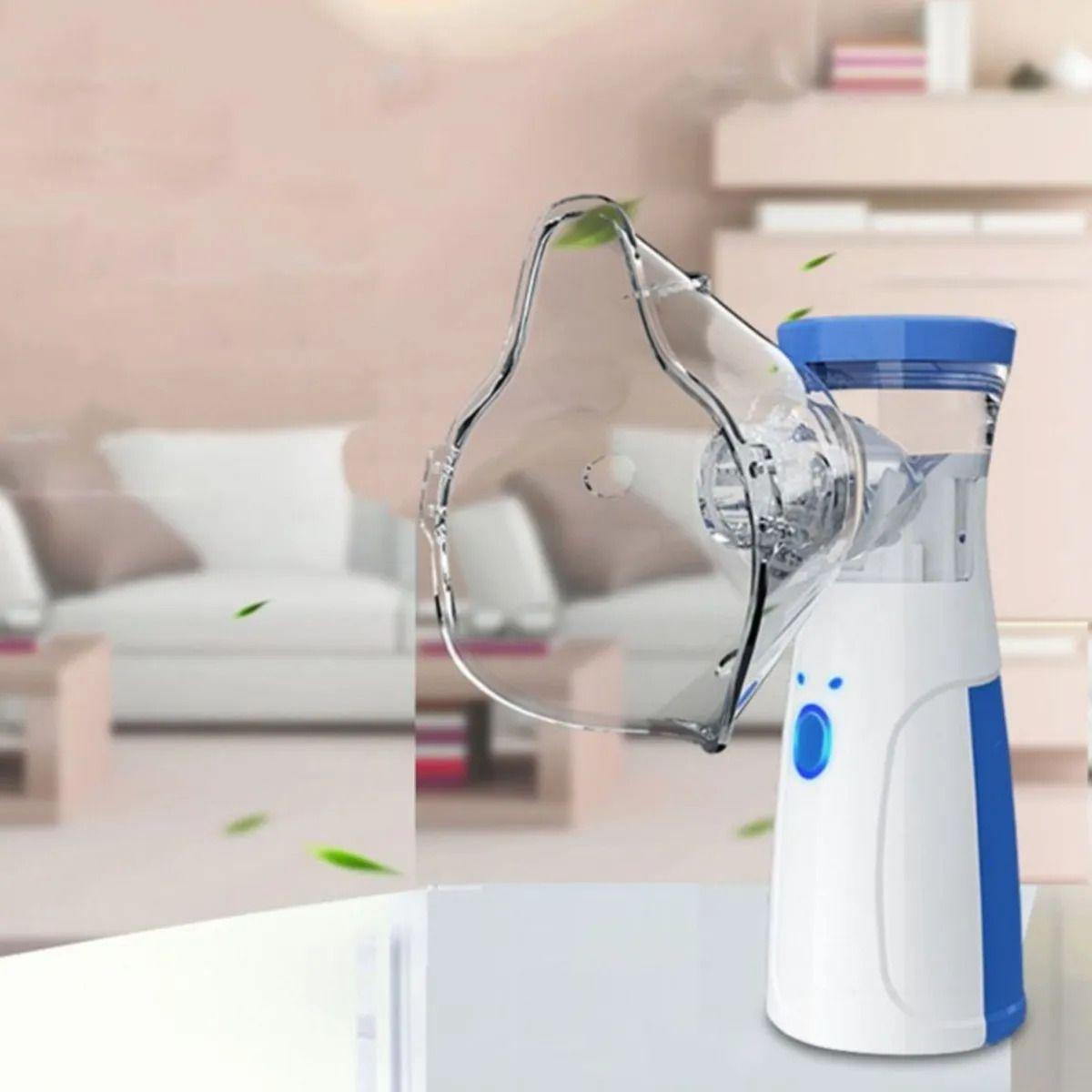 Nebulizador Portatil Ultrasónico Malla Recargable Pilas ALJ-2