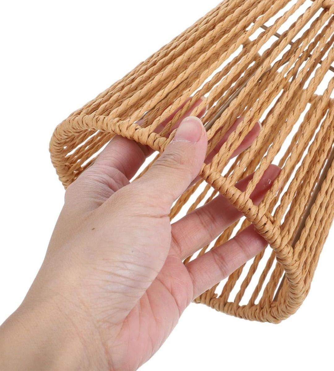 Lámpara Colgante Pequeña Tejida Vintage Retro Bohemio Jhn-2