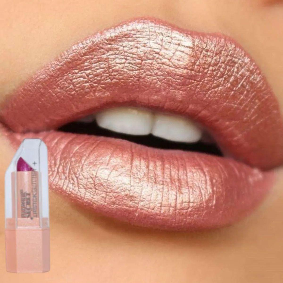 Paq 24 Labiales Barra Metalizado Cremoso Efecto Volumen ALJ-3