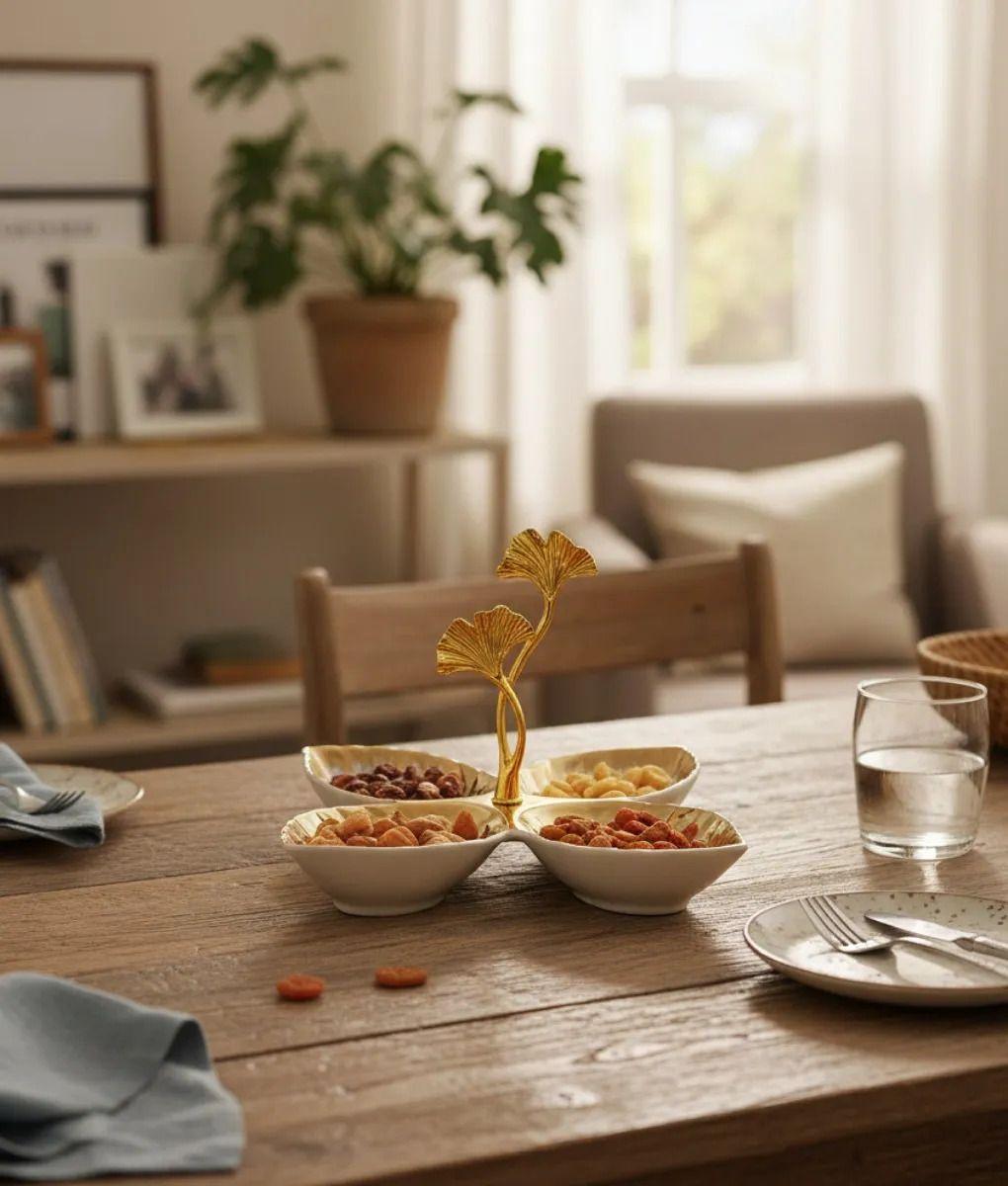 Bandeja Decorativa Servir Diseño Ornamental Hogar Jhn-7