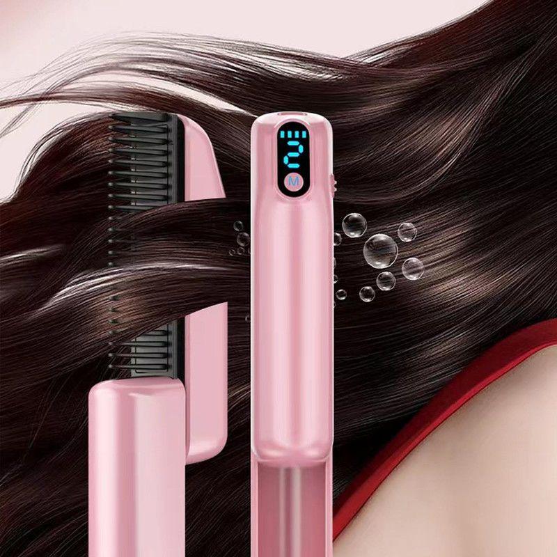 Cepillo Alisador Termico Cabello Mujer Belleza Hogar Spa Lau-3