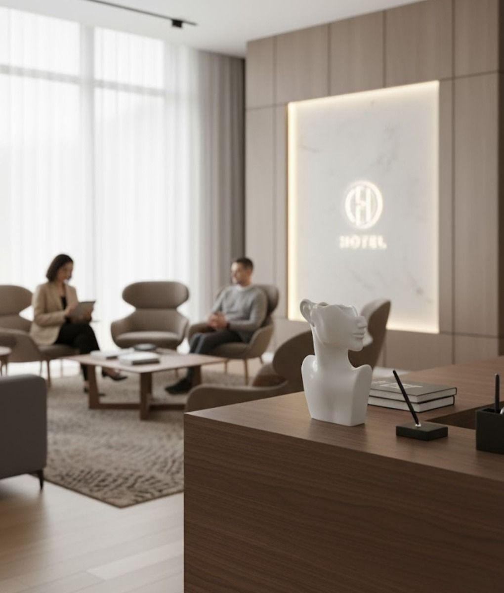 Estatua Decorativa Adorno Minimalista Forma Humana Jhn-4