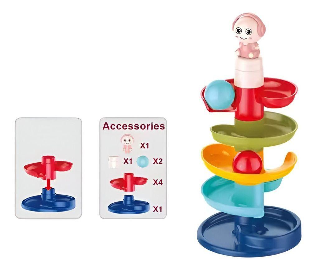 Juguete Bolas Torre Laberinto Aprendizaje Actividades Jhn-2