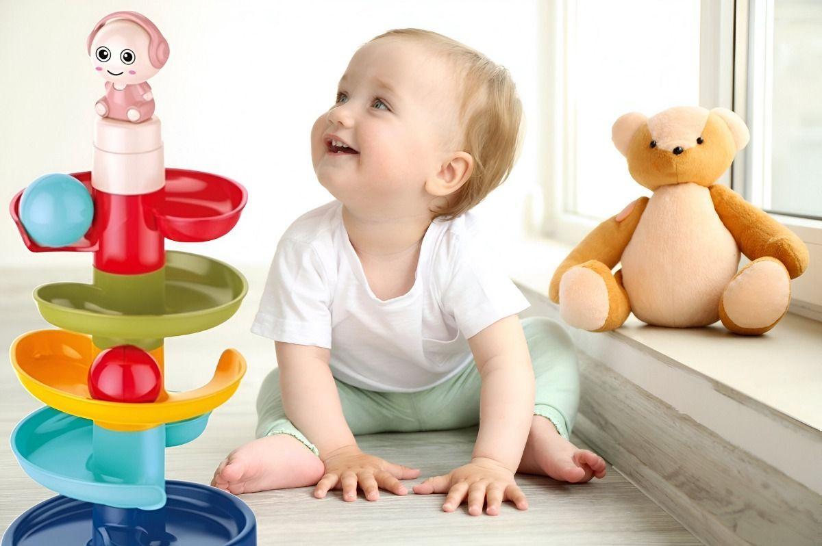 Juguete Bolas Torre Laberinto Aprendizaje Actividades Jhn-3