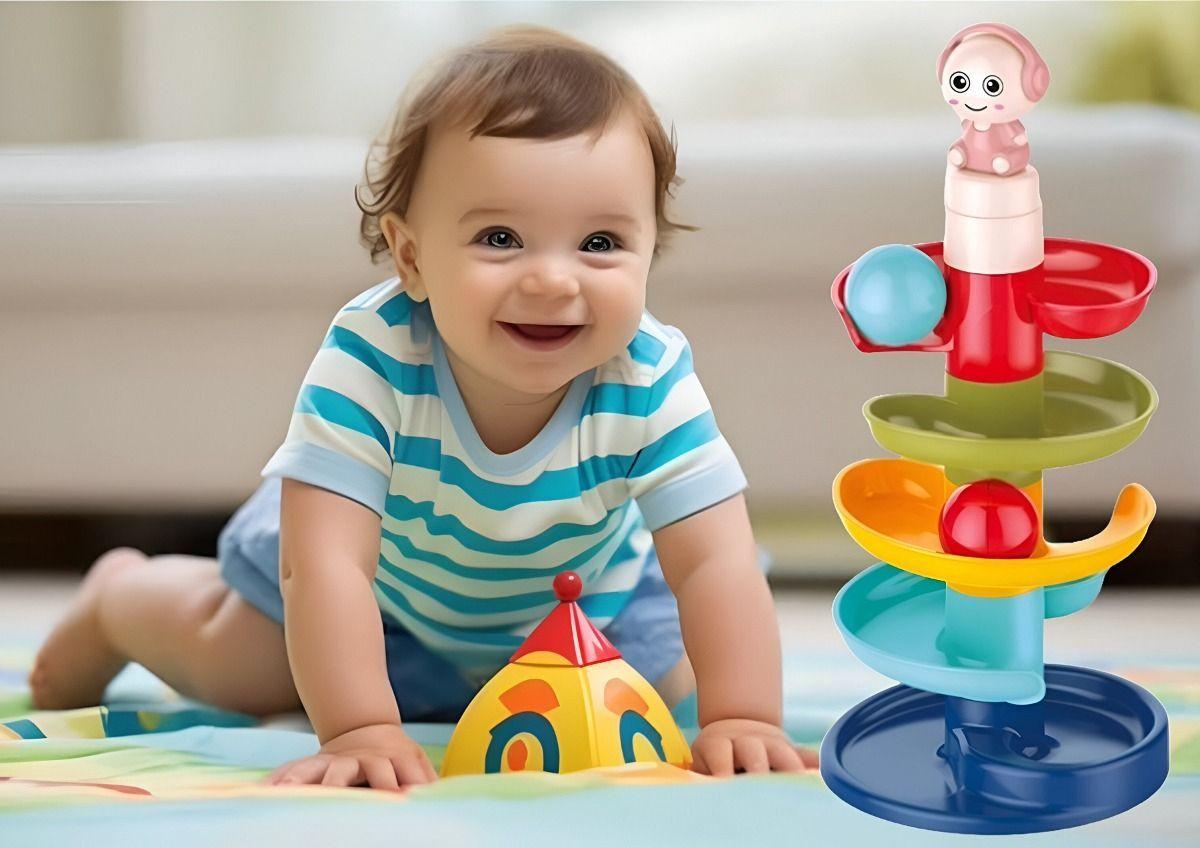 Juguete Bolas Torre Laberinto Aprendizaje Actividades Jhn-4