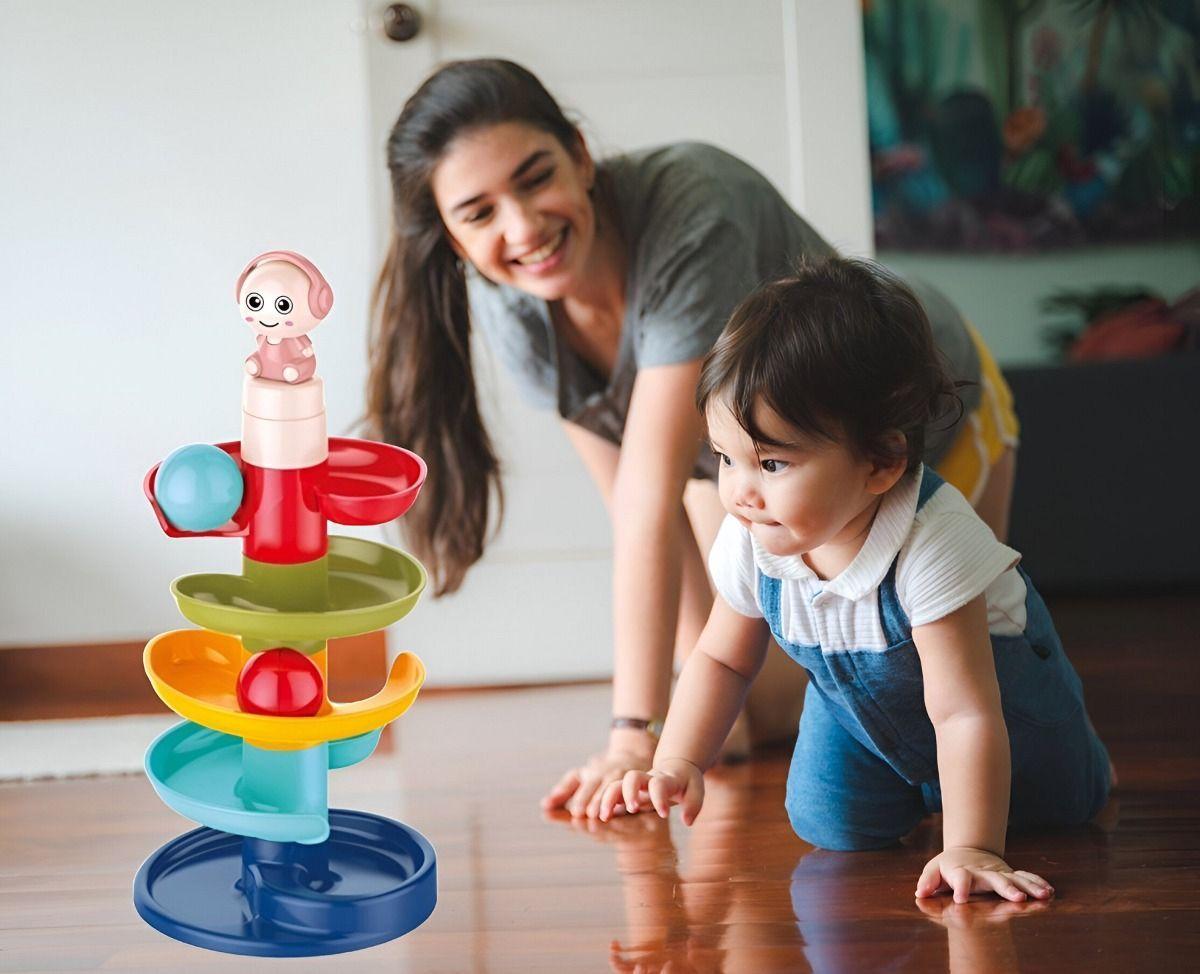 Juguete Bolas Torre Laberinto Aprendizaje Actividades Jhn-5